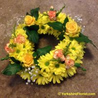 fresh flower wreath