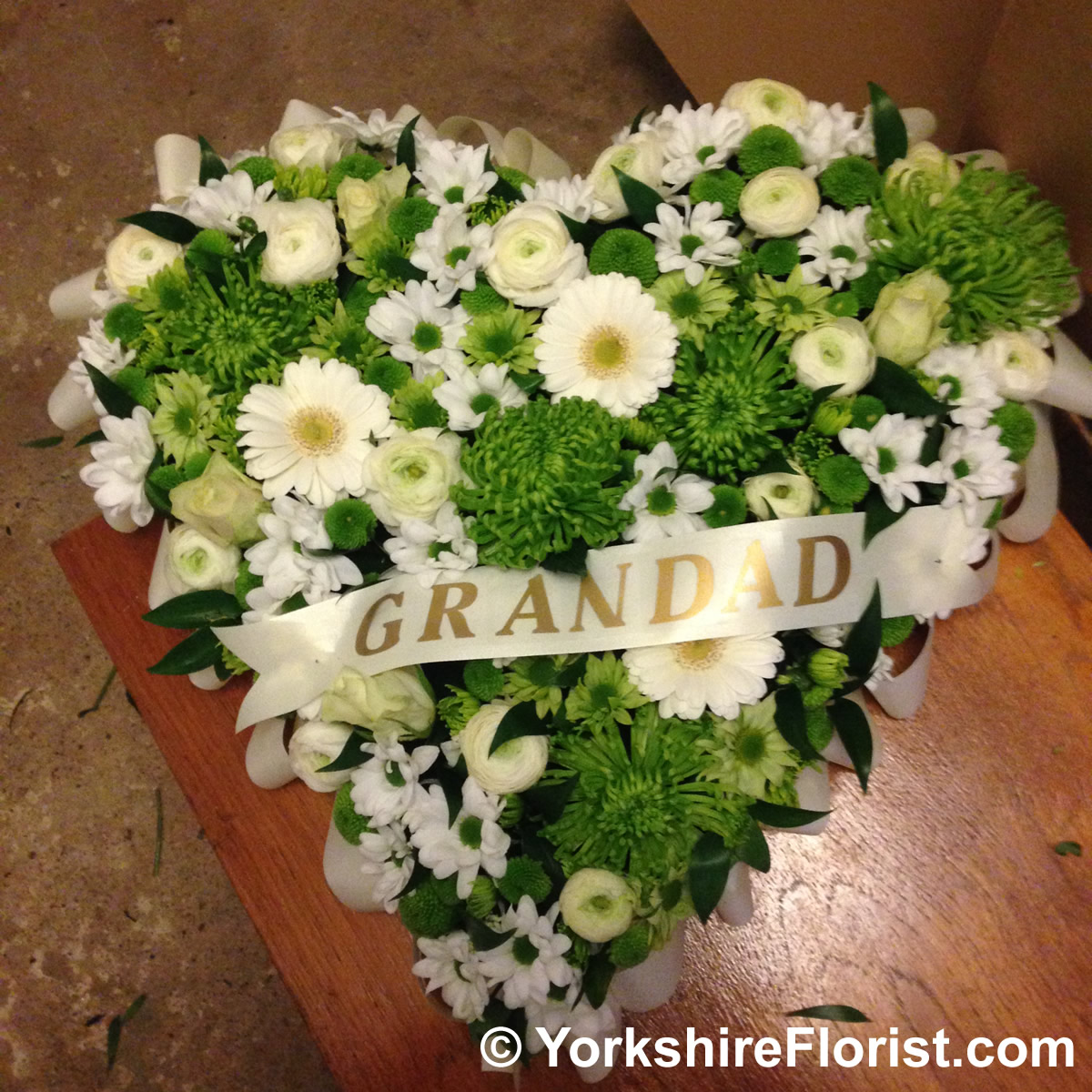 Floral Tributes In Sympathy By Yorkshire Florist Fresh Flowers